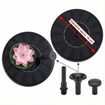 🌸 Fuente Solar Decorativa Flotante – Sin Electricidad