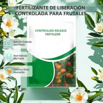 Fertilizante de liberación controlada para frutales