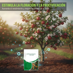 Fertilizante de liberación controlada para frutales